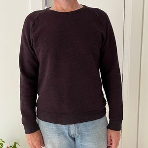 J. LINDEBERG 100% Cotton Sweatshirt Made Portugal Marled Crew Neck